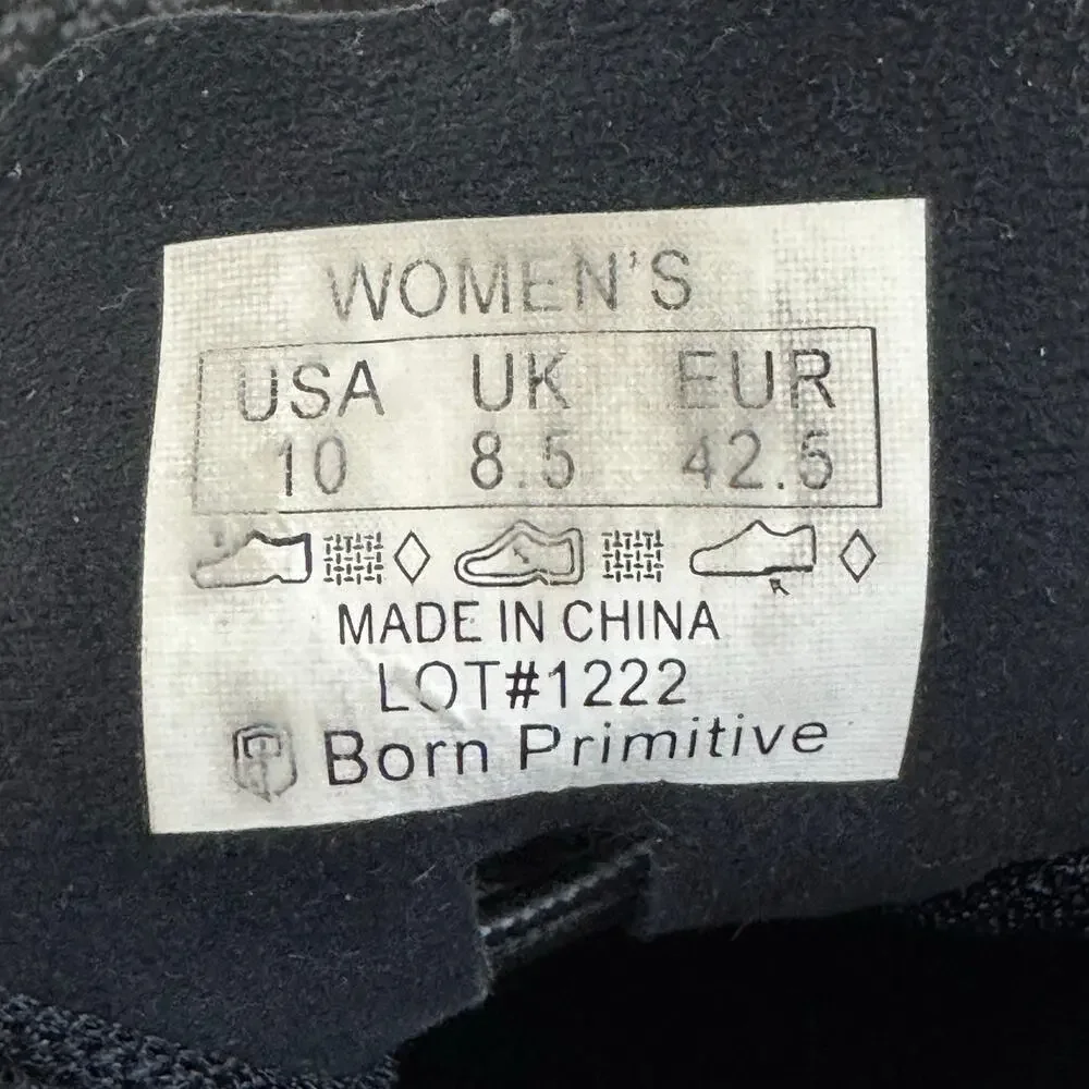 Born Primitive Savage 1 Shoes Womens Size 10 Black Cross Training Sneakers